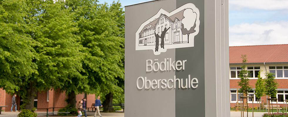 Die Bödiker Oberschule umfasst drei Schulformen: Oberschule, Hauptschule und Realschule.